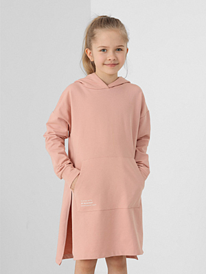 HJL22-JSUDD001 SALMON CORAL Dětské šaty