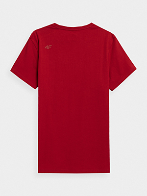 4FAW23TTSHM0876 RED Pánské tričko